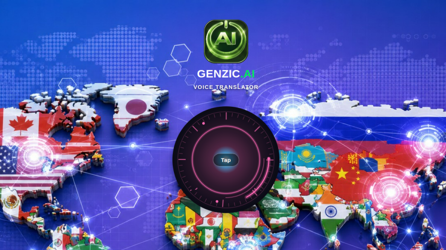 Genzic Voice Translator live preview screenshot